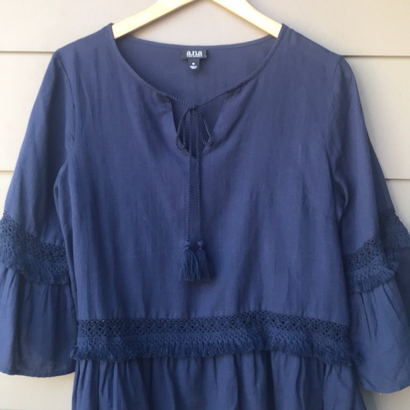 SALE A.n.a Navy Top Medium - Picture 10 of 15